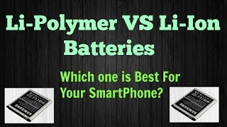 Difference between LiPolymer and Liion batteries LiPo VS Li Ion [upl. by Saire420]