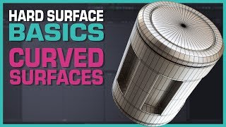 Maya Hard Surface Basics Curved Surfaces [upl. by Sedlik]