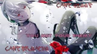 Nightcore  Cant Sleep Cant Breathe Male Version Digital Daggers [upl. by Enileme]