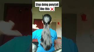 try this elegant ponytail hairstyles hackshortvideohairstyleponytailhackhairtutorial [upl. by Shiau]