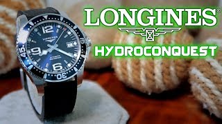 Longines Hydroconquest Timepiece Full Review [upl. by Ardnuhsed]