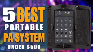 Best Portable PA Systems Under 500  Great for Car  Truck  Acoustic Guitar and Vocals  Karaoke [upl. by Etteraj]