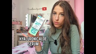 RECENSIONE HYALURONIC ALOE SERUM GARNIER [upl. by Lahpos]