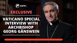 🔴 EWTN exclusive interview with Archbishop Ganswein on Benedict XVIs response to Munich report [upl. by Farland]