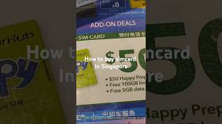 How to buy Simcard Travel pass plus cards in Singapore Changi Airport singtel singaporetravelpass [upl. by Libys]