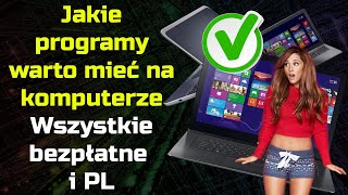 21 programów jakie warto mieć na komputerze  Bezpłatne i PL [upl. by Goulet]