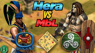 Mayans vs Celts  1v1 Arabia  vs MbL  AoE2 [upl. by Curr]