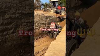 Eicher 241 NC 25 HP pulling fully loaded trolly farming farmer automobile [upl. by Kacie300]