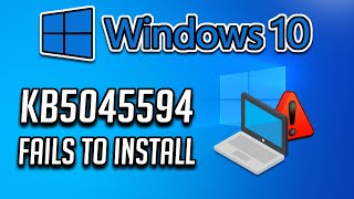 FIX KB5045594 Update Not Installing In Windows 10 [upl. by Reave]