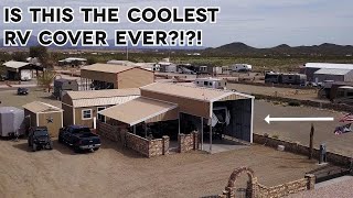 This VersaTube Carport is an RV Owners Dream [upl. by Llacam]