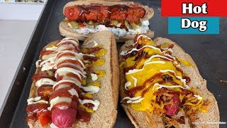 EVDE HOT DOG TARİFİ  Hot Dog Recipe with English Subtitle [upl. by Nataline663]