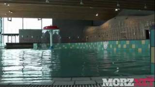 The New Morzine Swimming Pool Complex  January 2012 [upl. by Halet]