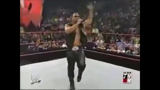 WWE  The Rock goes off script Owns the Crowd [upl. by Aryamo]