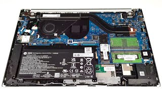 🛠️ How to open HP Pavilion 15 15eg3000  disassembly and upgrade options [upl. by Zabrina]