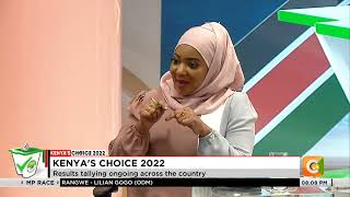 Kenyas choice 2022  Results tallying ongoing in Bomas [upl. by Nodnyl]