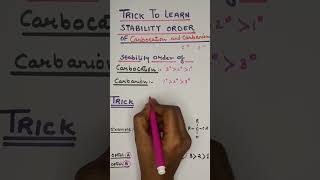 trick to learn carbocation amp carbanion stability order without any confusion in secCHEMFOCUSPOINT [upl. by Norword]