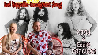 Led Zeppelin Reaction Immigrant Song Fan Requested Reaction Led Zeppelin Live Music Kayla amp Eddie [upl. by Tcideneb619]