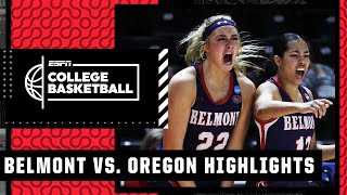 Belmont UPSETS Oregon in 2OT FIRST ROUND  NCAA Womens Basketball Tournament Highlights [upl. by Atinid]