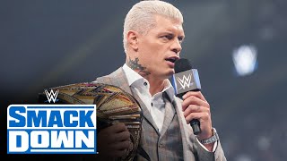 Cody Rhodes grants Solo Sikoa a SummerSlam match SmackDown highlights July 12 2024 [upl. by Noorah]