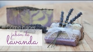 Como hacer jabón natural de lavanda [upl. by Suvart]