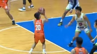 Topeng Lagrama Crossover move against Jielo Razon  MPBL SOUTH SEMIS GAME 1 [upl. by Ij]