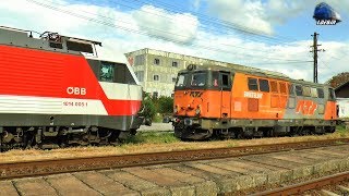 2143 005 RTS DieselokampquotSisiquot ÖBB 1014 ELoks la ManevraShunting Episcopia Bihor  04 September 2018 [upl. by Boardman]