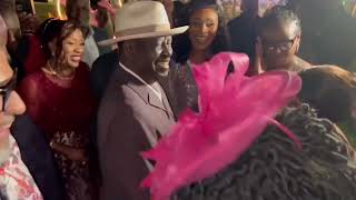 Raila Odinga at Senator Hamida Kibwana’s son wedding in Karen Nairobi [upl. by Renae]