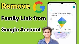 How to remove family link from google account  how to disable family link on android [upl. by Giustina]