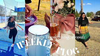 VLOG Family Thanksgiving Una’s First Day of Creche Elizabeth Arden Event New Nails and Errands [upl. by Hadley]