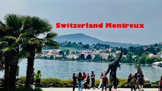 Switzerland MontreuxSwitzerland tourist places scenic walking Tour 4K [upl. by Woolson790]