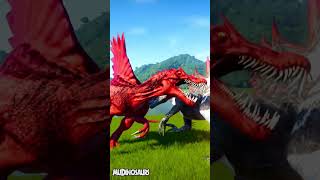 ALL DINOSAURS FIGHTING ON SANTAEGIDIUS ISLAND Jurassic World Evolution Showdown Trex Spinosaurus [upl. by Niasuh]