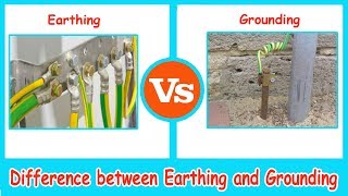 Earthing Systems vs Electrical Grounding  Difference between Earthing and Grounding [upl. by Annasus]