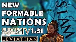 NEW Formable Nations in EU4 LEVIATHAN EU4 131 [upl. by Arlina789]