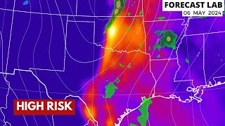 FORECAST LAB LIVE  High Risk in Oklahoma [upl. by Siraval]