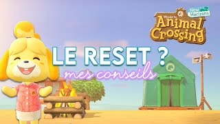 COMMENT RESET SON ÎLE  🌷  ANIMAL CROSSING NEW HORIZONS [upl. by Jobey]