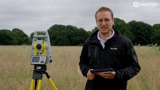 GeoMax Zoom90 Robotic Total Station Surveying Tutorial [upl. by Evonne16]