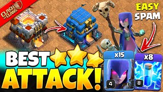 How to 3 Star TH11 vs TH12 with EASY Zap Witch  Best TH11 Attack Strategy in Clash of Clans [upl. by Gavra]