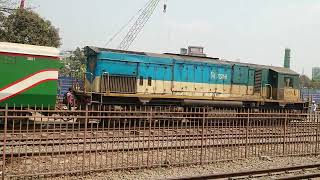 Bangladesh Railway bimanbandar railway station viral trending train [upl. by Porty625]