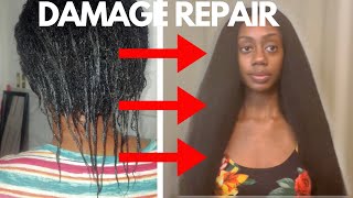 DIY ANTIBREAKAGE Protein Treatment for LONG STRONG HEALTHY Natural Hair 4cnaturalhaircare 4C [upl. by Rochemont]