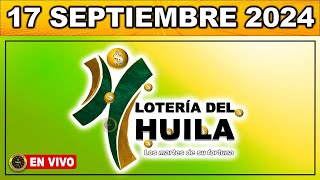 Resultado LOTERIA DEL HUILA MARTES 17 de septiembre de 2024 [upl. by Neenahs405]