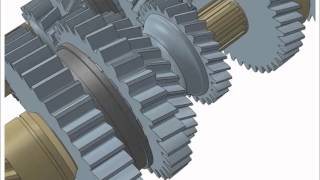 Constant mesh  Synchro mesh Gear Box [upl. by Beberg]