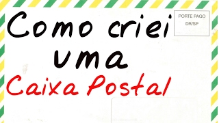 Dica  Como ter uma caixa postal nos correios [upl. by Acinyt]