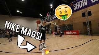 PLAYING BASKETBALL IN NIKE MAGS W FAMOUS YOUTUBERS [upl. by Sum]