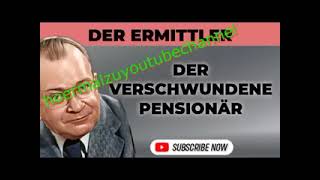 EIN PENSIONIST VERSCHWINDET krimihörspiel retro JOACHIM WCHMANN [upl. by Caswell878]