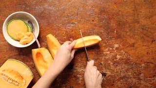 How to Cut a Cantaloupe [upl. by Kate]