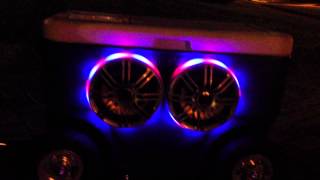 Cruzin Cooler Stereo at night with LED lights [upl. by Terle]