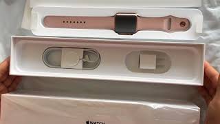 Apple Watch Series 3  Rose Gold  Unboxing [upl. by Danaher]