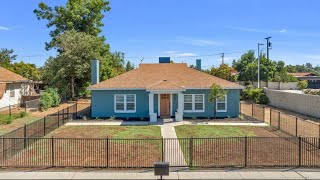 HERMOSA CASA DE VENTA😍 3 recámaras y 1 baño con una entrada para sus coches en Fresno CA [upl. by Hcirteid739]