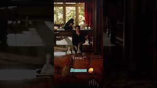 Im 28 weeks pregnant damonsalvatore carolineforbes thevampirediaries viralvideo shorts drink [upl. by Casabonne]