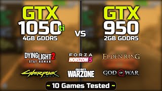 GTX 1050 Ti vs GTX 950  Test In 10 Games [upl. by Darla]